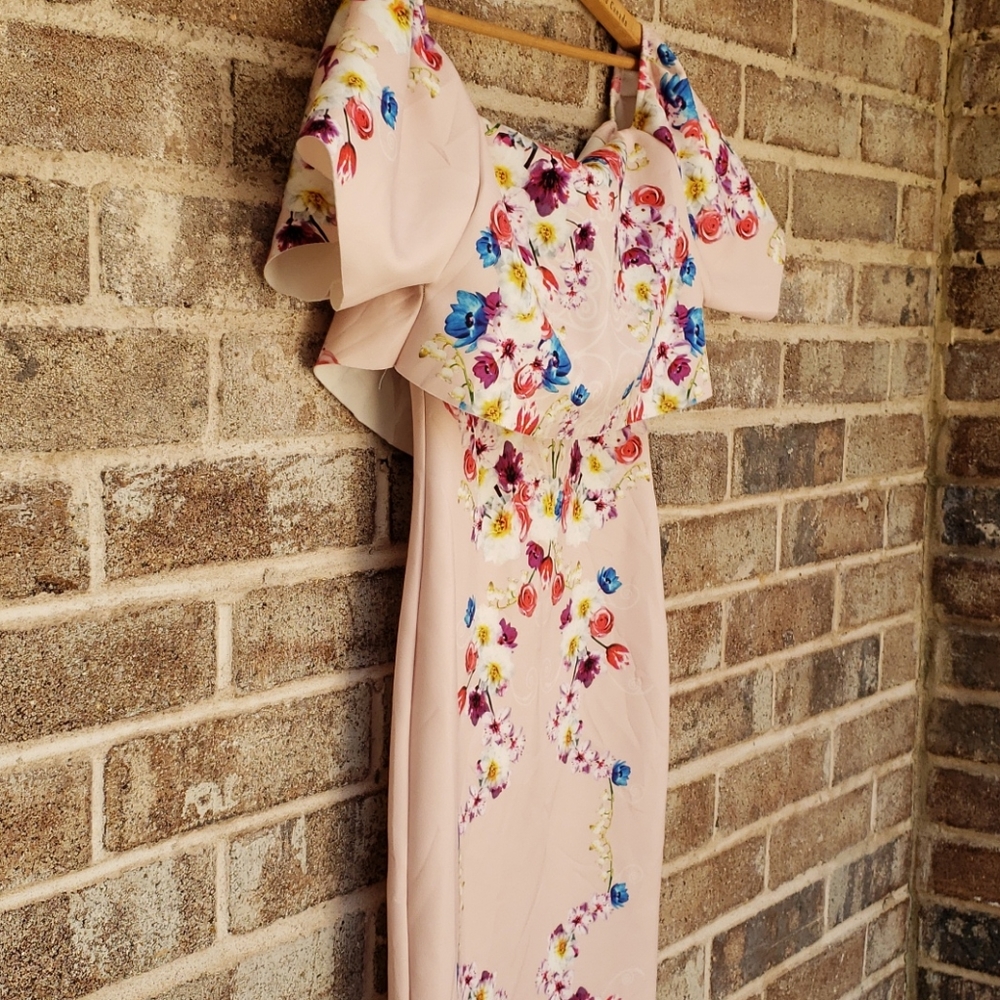 Spring off shoulders dress from True Violet